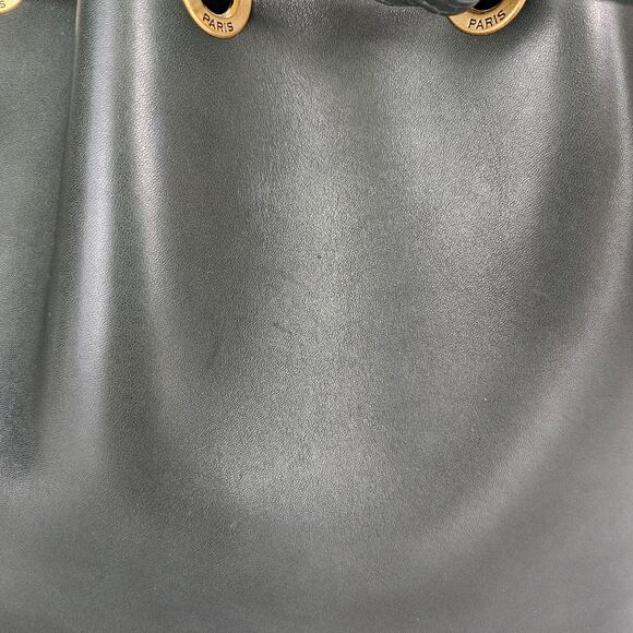 Saint Laurent Calfskin Paris VII Medium Hobo Dark Green - Picture 13 of 15